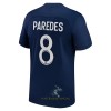 Officiële Voetbalshirt Paris Saint-Germain Paredes 8 Thuis 2022-23 - Heren